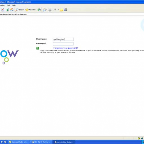 Glow Tutorials - Adding a banner of text