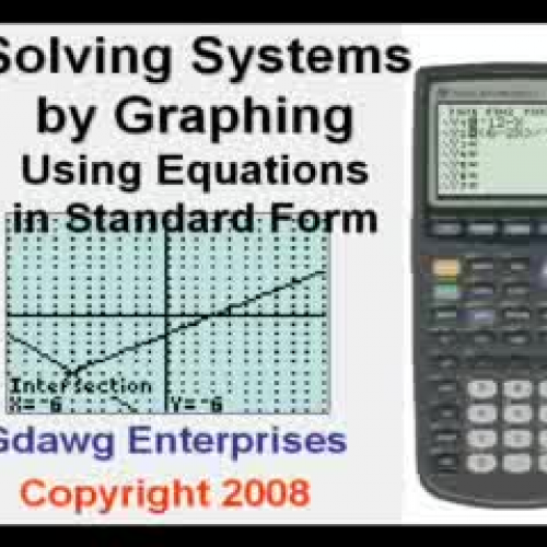 Solving Linear Systems from Standard Form