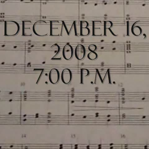 2008 Christmas Program