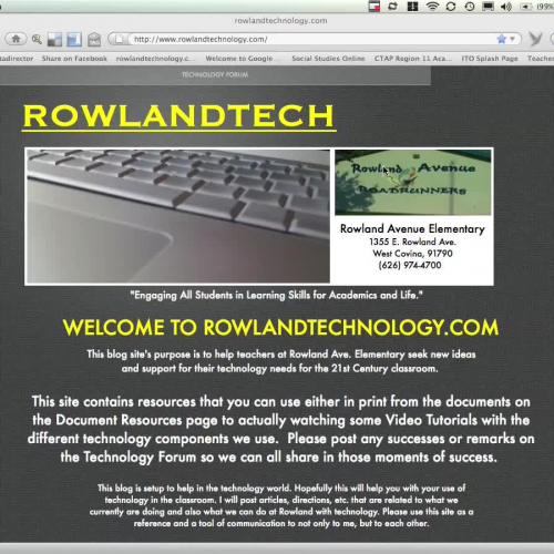RowlandTechnology.com Intro