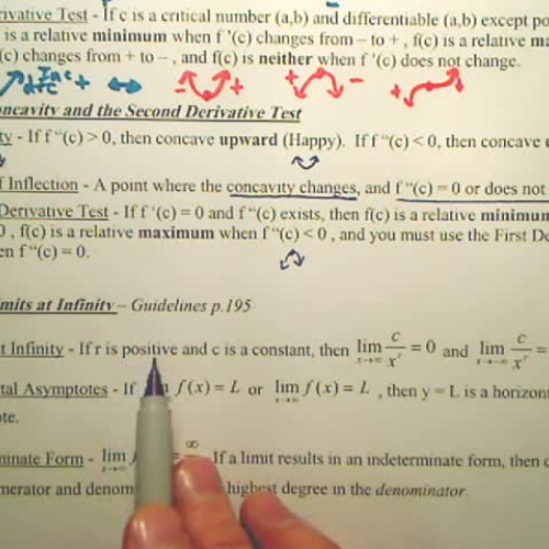 Calculus -  3.5 Overview