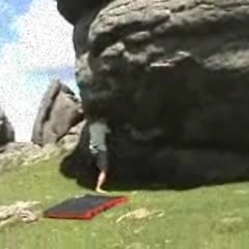 bouldering on Dartmoor