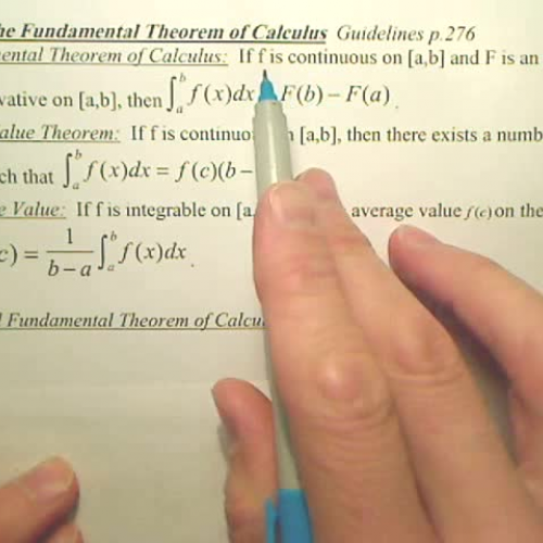 Calculus 4.3 Overview