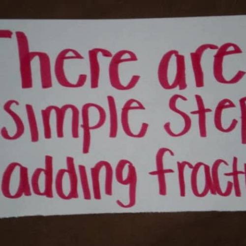 Adding Fractions 