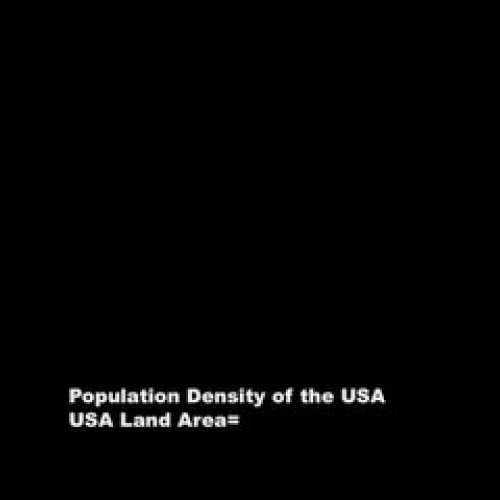 Population Density Activity from Social Studi