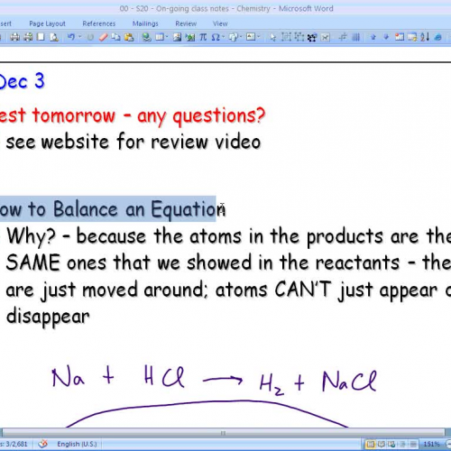 SCI 20F - Class notes - Dec 3 08