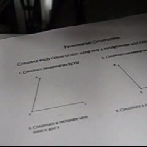 Parallelogram Constructions