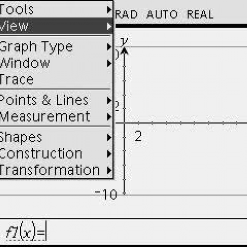 TI nspire Equilateral Triangle Construction