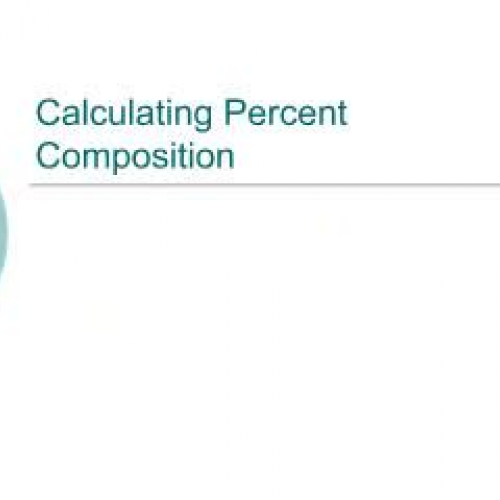 Calculating Percent Composition