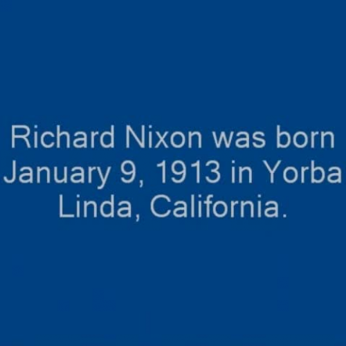 Richard Nixon Biography 