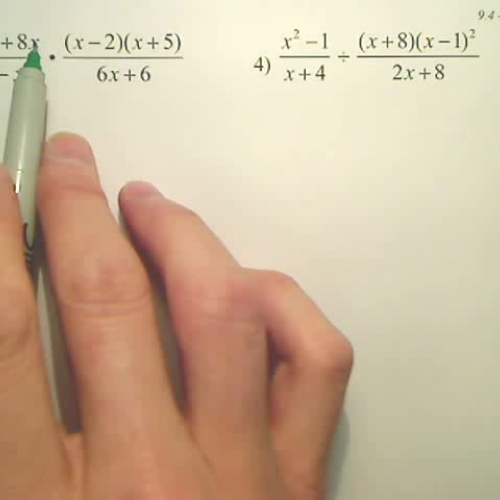 Algebra 2 - 9.4b