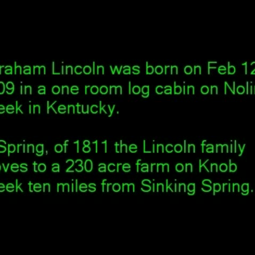 Life and Times of Abraham Lincoln 