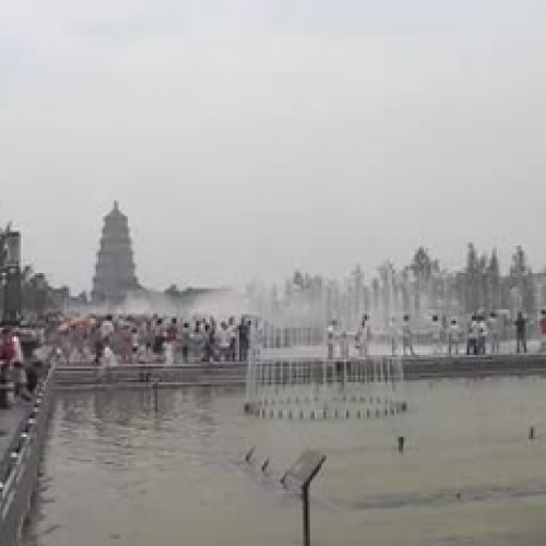 Big Wild Goose Pagoda Watershow #3