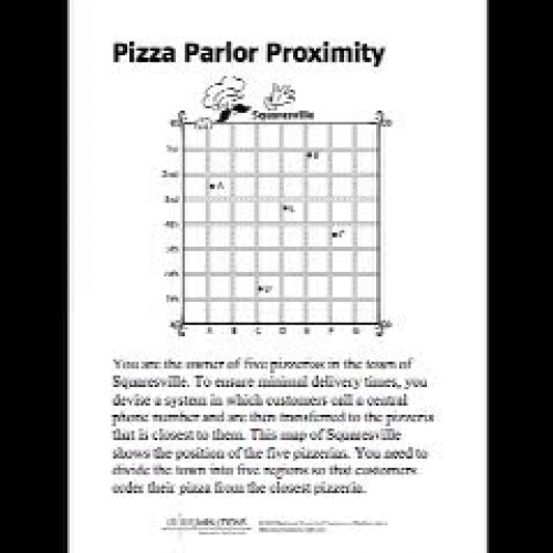 Squaresville Pizzeria Problem