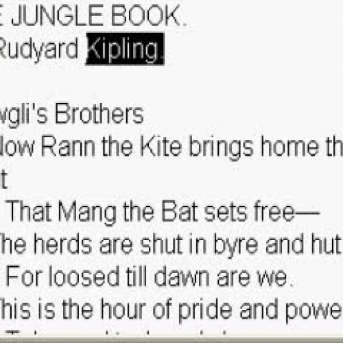 Jungle Book 1a -- Middle School Books -- Www.
