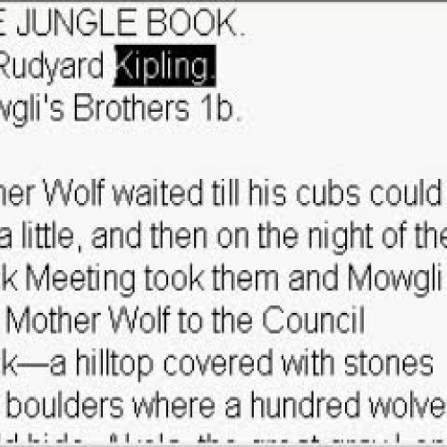 Jungle Book 1b -- Middle School Books -- Www.