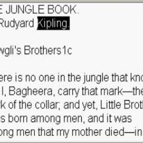 Jungle Book 1c -- Middle School Books -- Www.