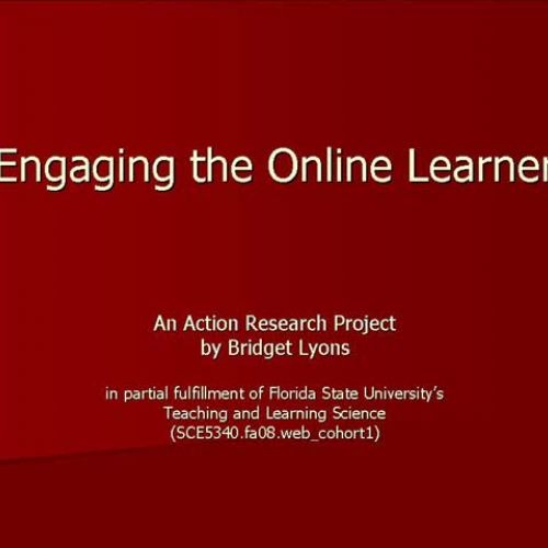 Engaging Online Learners