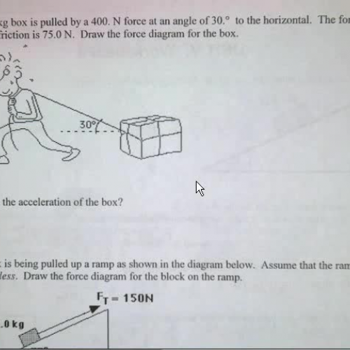 Physics Unit 5 WS 3 Question 3