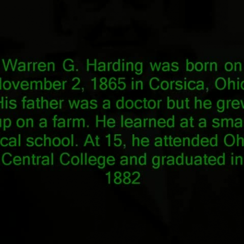 Warren G Harding 