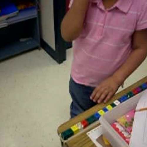 Measuring with cubes