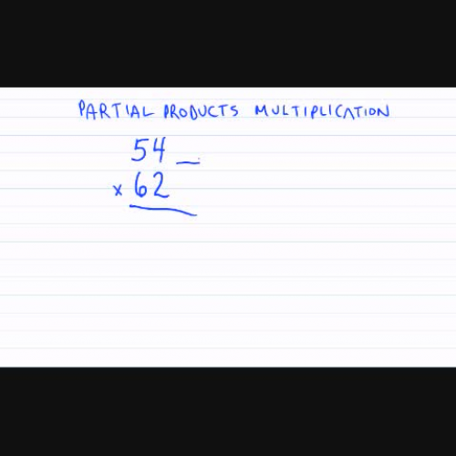 Partial Products Multiplication Part Three