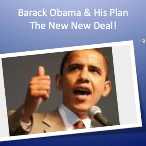 The New Deal and THe New New Deal