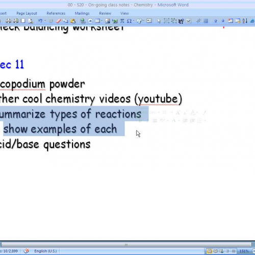 SCI 20F - Class notes - Dec 11 08