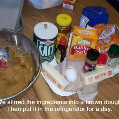 Cooking and Counting Gingerbread Cookies