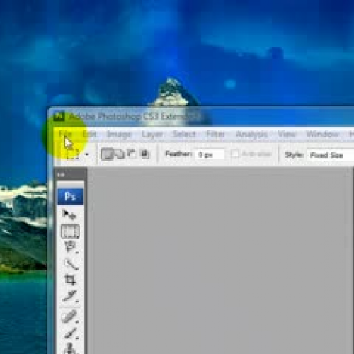 Photoshop CS3 Header basics
