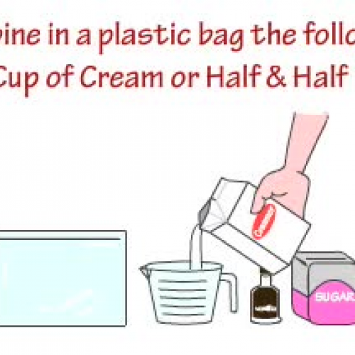 How to Make Ice Cream in a Bag