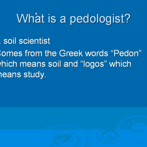 Secrets Hidden In Soil