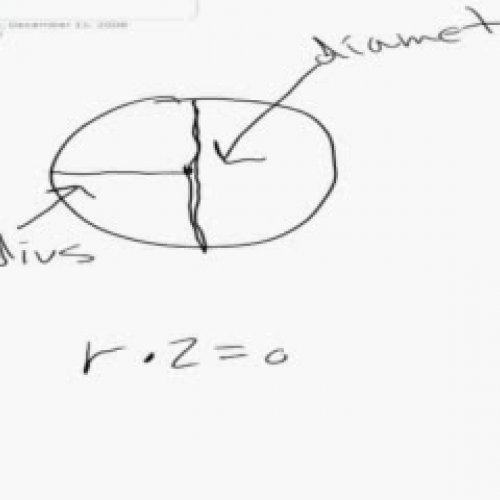 Student Explains Volume of a cylinder