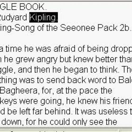 Jungle Book 2b -- Middle School Books -- Site