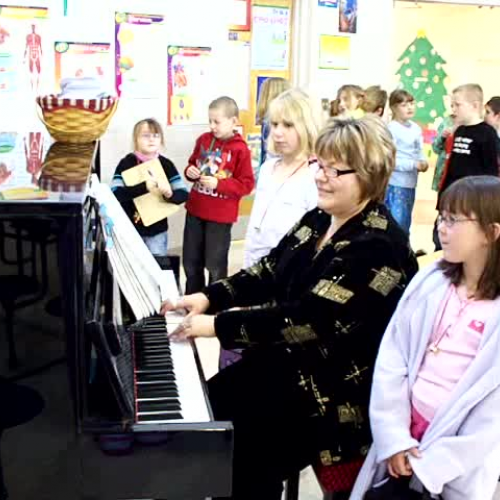 Mrs. Sutherland and friends