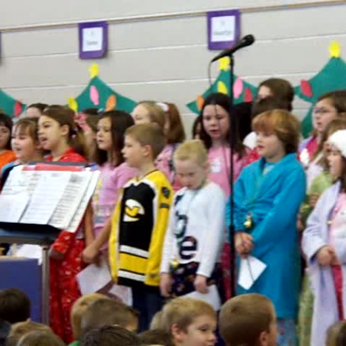 Mathews Elementary Polar Express Day with Mrs