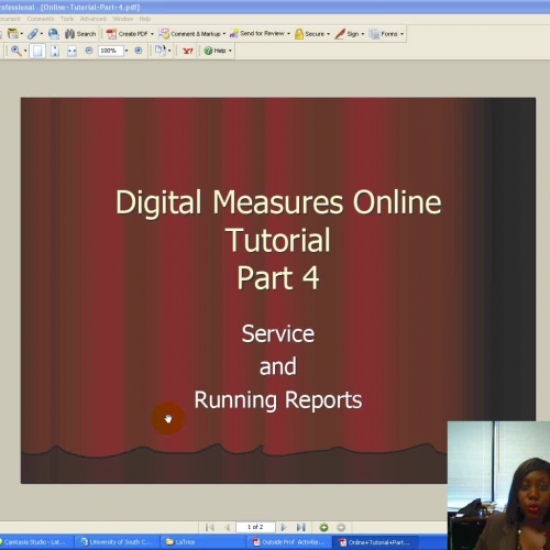 Digital Measures - Part 4 - Service and Runni