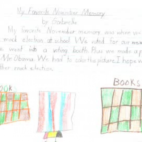 Washburn 2nd grade Obama letters