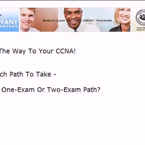 All the way to your CCNA