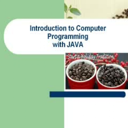 Programming with Java_Segment one