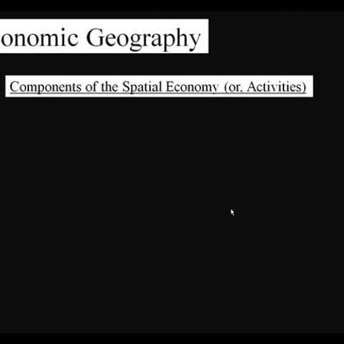 North America and its Spatial Economy