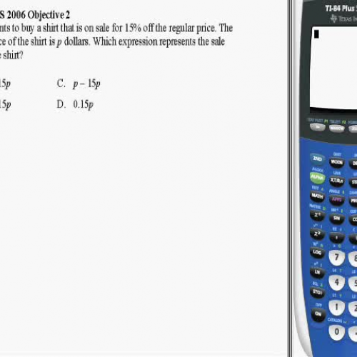 Math TAKS Podcast Gr 9 Obj 2 Prob 1