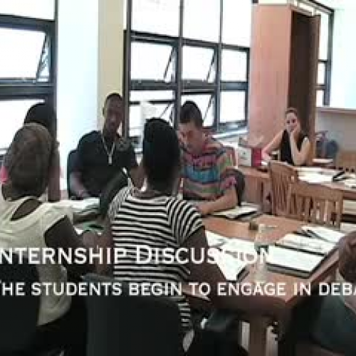 Internship Discussion