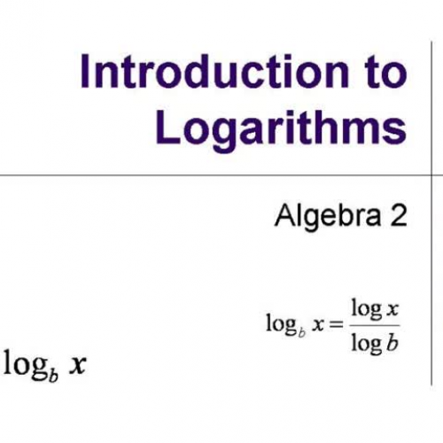 Introduction to Logarithms