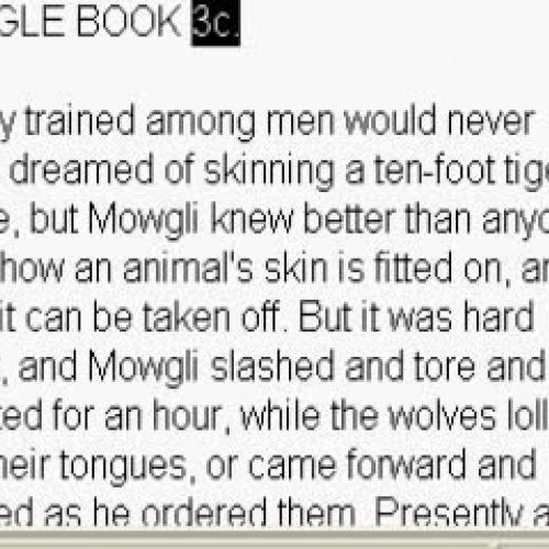 Jungle Book 3c -- Middle School Books -- Site