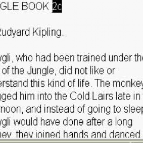 Jungle Book 2c -- Middle School Books -- Site