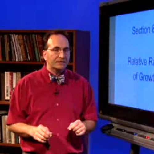 Relative Rates of Growth