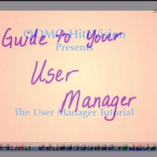 User Manager Tutorial for Flow Works Software