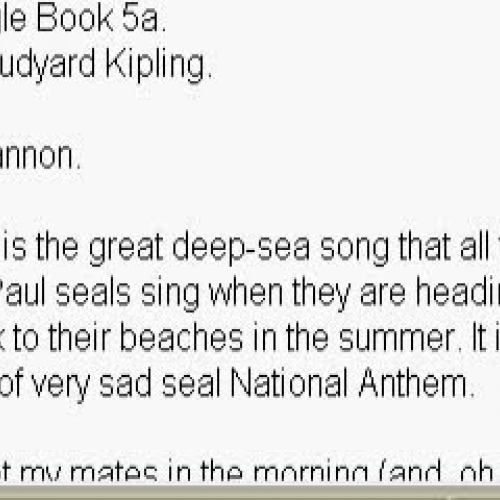 Jungle Book 5a -- Middle School Books -- Site