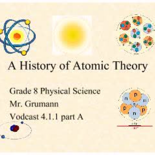 CMS Physical Science- Atomic Theory part A
